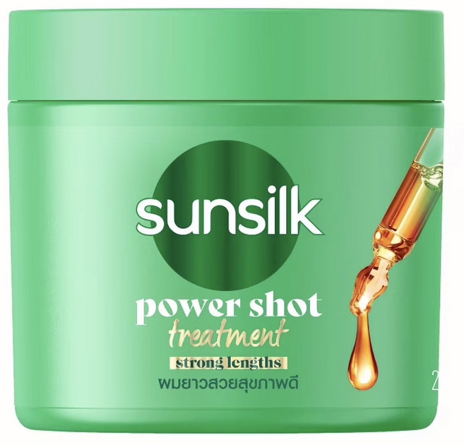 썬실크 헤어트리트먼트 250ml 그린 (strong lengths), 1개