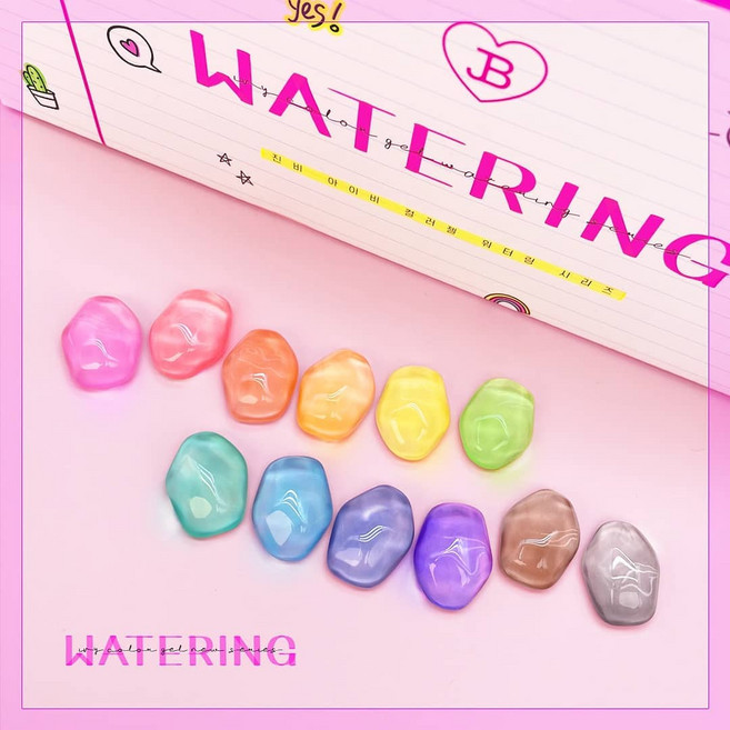 진비 아이비 워터링 컬러젤 12종세트 시럽젤 사은품증정, 진비 워터링 12종, 13ml, 1개