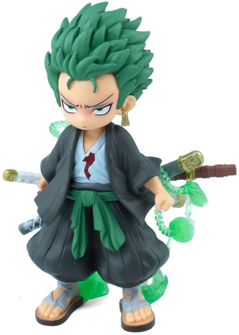 라푸유 롤로노아 조로 피규어 원피스의 무사 귀여운 삼도류 홈테코 인테리어 애니메이션 피규어 P643, 1개