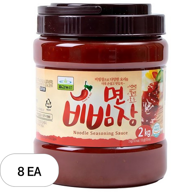 칠갑농산 면비빔장, 2kg, 8개