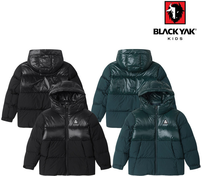 블랙야크키즈 패딩 미들 다운 구스 클라이밍홀드 숏패딩 점퍼 자켓 파카