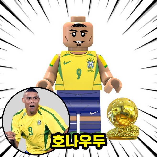 월드컵/FIFA/프리미어리그/챔피언스리그 세계 유명 축구선수 캐릭터 호환블록 브릭미니피규어 시리즈 VER.FBF, FBF-0603, 1개