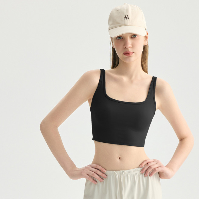 Zebeer 여성 필라테스복 쾌적한 충격방지 스포츠브라 요가 운동복