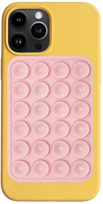 하이퍼랩 아이폰 폰거치대 흡착패드 맥세이프 뽁뽁이, 베이비 핑크, 1개