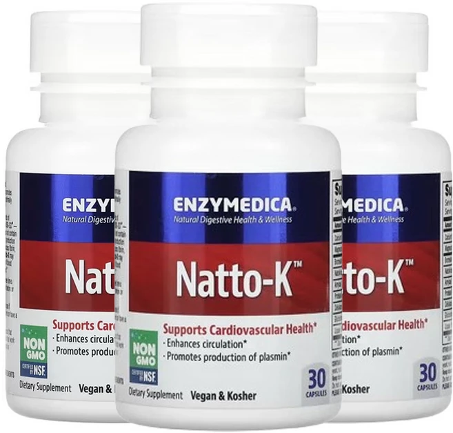 엔자이메디카 낫토-K 30 캡슐, 30정, 3개 - 쿠팡