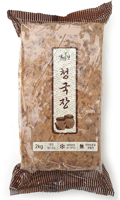 새마원 아리랑식품 청국장 2kg 냄새없는 착한 업소용, 1개