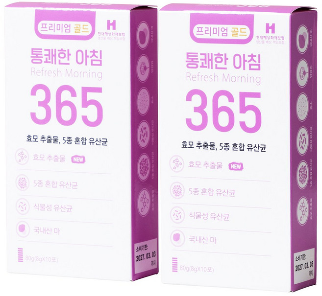 통쾌삼 통쾌한 아침 365, 8g, 20개