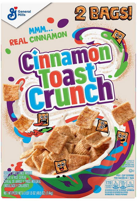 제네럴밀스 시나몬 토스트 크런치 시리얼 2개입, 1개, 1.4kg