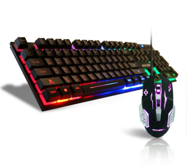 ANYZEN 게이밍 LED 키보드 마우스 세트