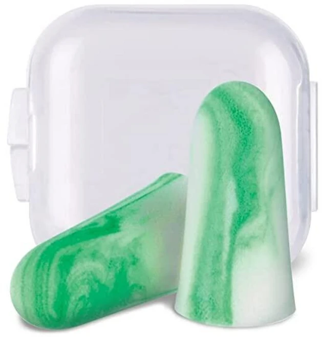 Flents Protechs 재사용 가능한 작업용 이어 플러그 시끄러운 환경으로부터 보호 기능을 제공하는 건설에 이상적 여행용 사이즈 케이스가 있는 8쌍 사용하기 쉬운 편 - 쿠팡