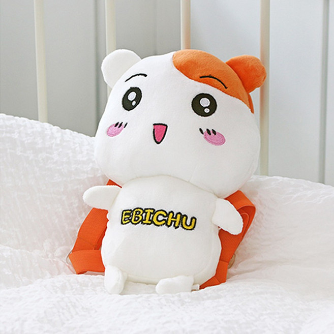 [돌앤돌스] 에비츄 머리쿵 방지쿠션-머리보호대 머리보호쿠션 캐릭터인형 인형쿠션, 1개