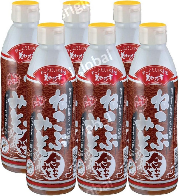 일본 다시마 농축액 네코부미소 가쓰오부시 미소 6개