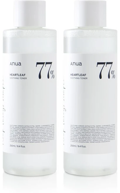 아누아 어성초 77 수딩 토너, 250ml, 2개 - 쿠팡
