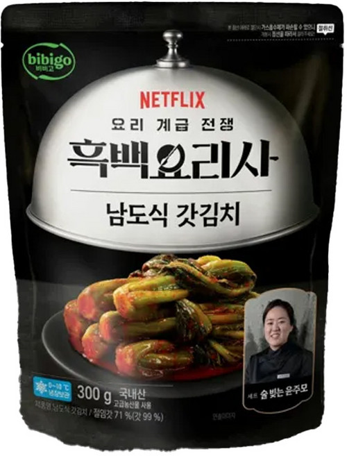 (냉장)[비비고]갓김치, 4개, 300g