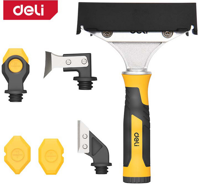 델리툴즈 멀티 스크래퍼 실리콘 제거기 해라 타일 줄눈 제거 (DL365108), 1개