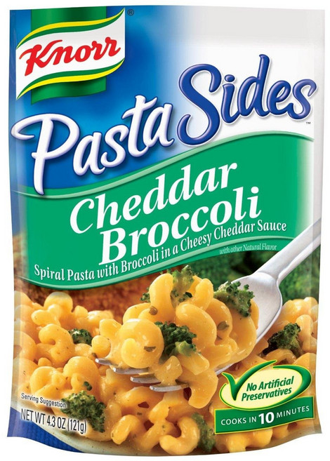 4.3 Ounce (Pack of 4) Cheddar Broccoli Knorr Pasta Side Dish Cheddar Broccoli 4.3 Ounce (pack of, 1개, 121g