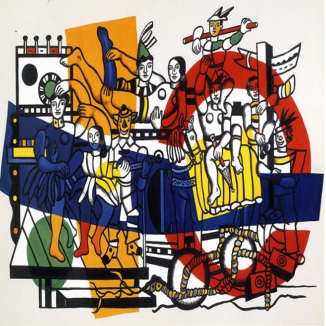 피포페인팅 피포페인팅 P4-2023 페르낭레제의 대형 퍼레이드 DIY명화그리기 DIY그림그리기, 단품, 1개