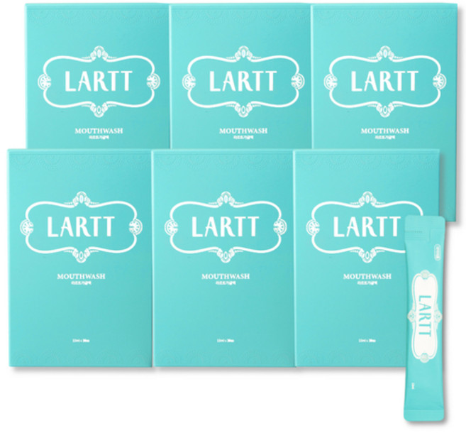 라르트 무알콜 온가족 가글 구취 샤인머스캣향 구강청결제, 13ml, 180개