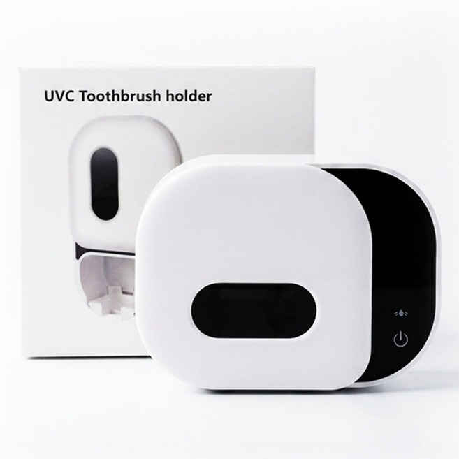 구강건강연구소 가정용 휴대용 UVC-LED 칫솔살균기, 화이트, STB-705