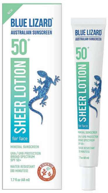 블루 리자드 시어 페이스 로션 SPF 50 48ml 2팩