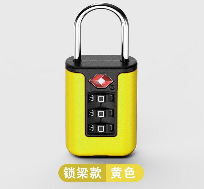 鋼絲款 黑色 海關密碼鎖