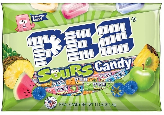 페즈 캔디 PEZ Sour Candy 벌크 리필용 325ml 11oz, 311.8g, 1개