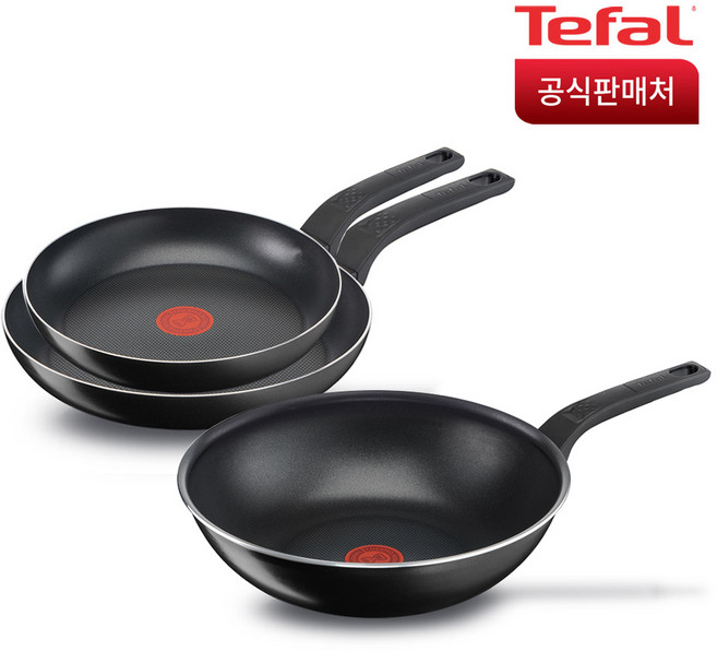 테팔 심플리클린 3종(후라이팬24cm+30cm+웍28cm), 없음, 단품