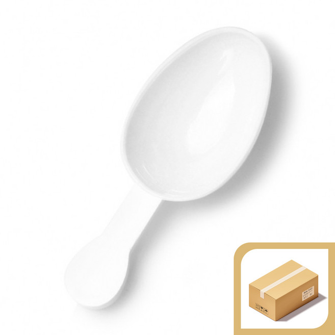 시럽스푼 6g 71-72mm H 1박스 5000개 국산 제약 분말 세제 다용도 플라스틱 분유 정확한계량