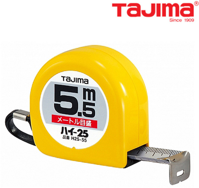 줄자(수동)_H25-55BL 5.5M 단품, 1개
