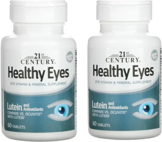 21st Century Healthy Eyes 루테인 및 항산화제 60정 2개 - 쿠팡