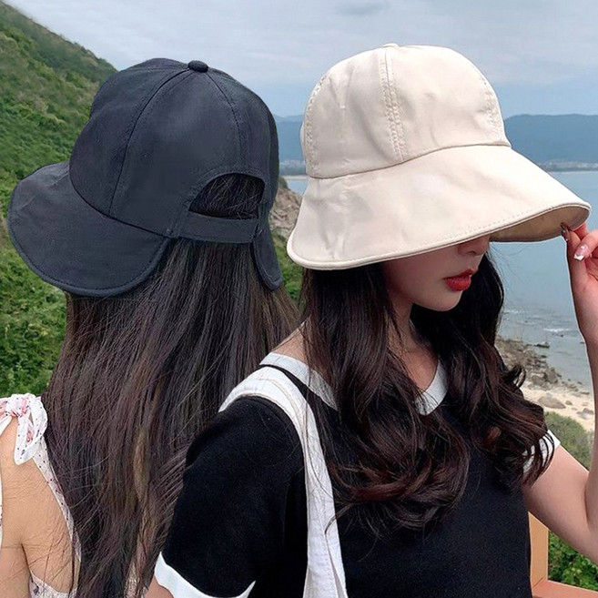 무식이네 여성용 오앤오 썬데이 벨크로 보넷 버킷햇 2종 세트