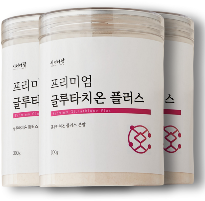 프리미엄 고농축 글루타치온 가루 분말 3개월분 저분자 피쉬 콜라겐 펩타이드, 300g, 3개
