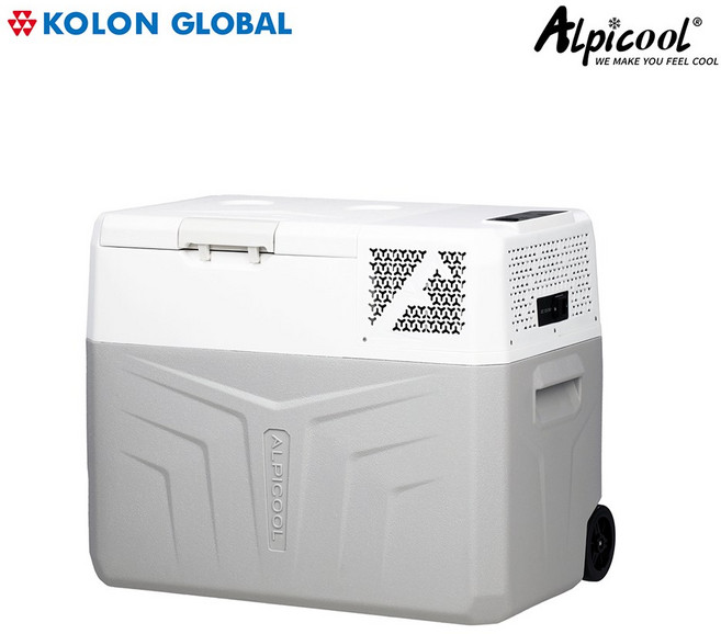 코오롱 공식판매 <한정초특가> 알피쿨 정품 캠핑냉장고 코오롱 차량용 냉동고 휴대 이동식 낚시 차박 30L 40L 50L, S40, 화이트