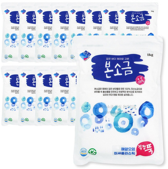 농협 한주 본소금, 1kg, 16개