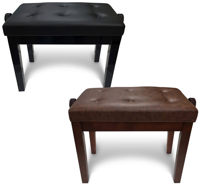 오케이피아노 피아노 의자 디지털 키보드 수납형 높낮이, 그랜드피아노용 높낮이조절 브라운, 색상:브라운