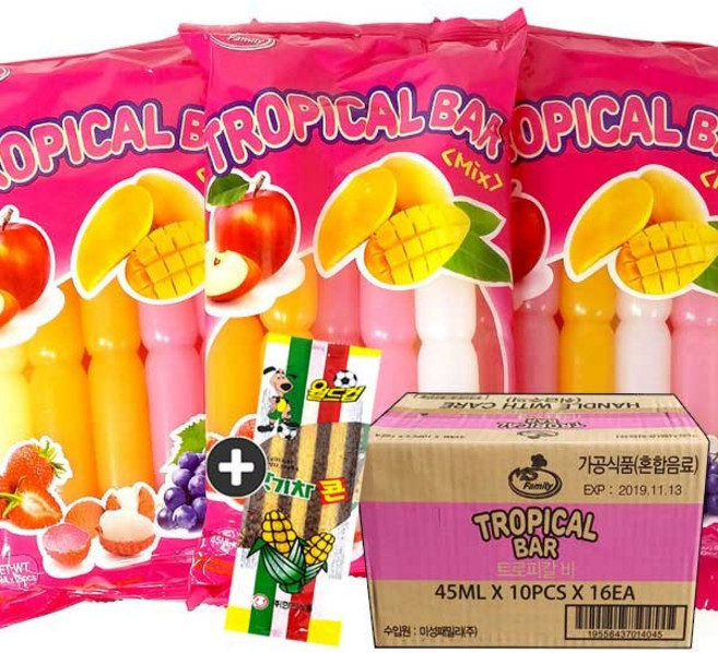 코콘 트로피칼 아이스바(160입) x 1박스(+맛기차콘 1개), 44.9ml