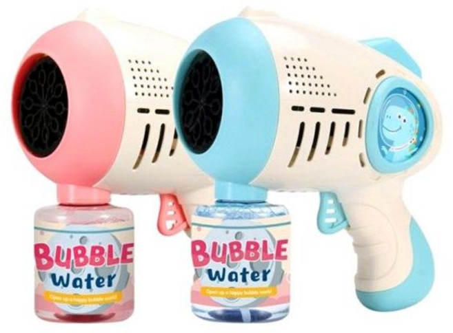 자동버블건 스페이스 버블건, 색상_핑크, 1개