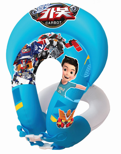 [ KOS ] 헬로카봇 수영보조용품25kg 넥튜브 베스트 유아동 물놀이 착용형 부력조끼, 1개, 혼합색상