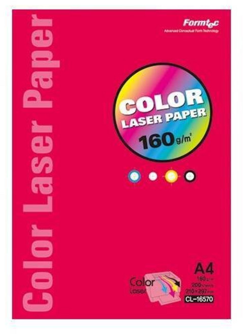 폼텍)컬러레이저 전용지(A4/200매/CL), 1개, 160g/CL-16570/DM102351