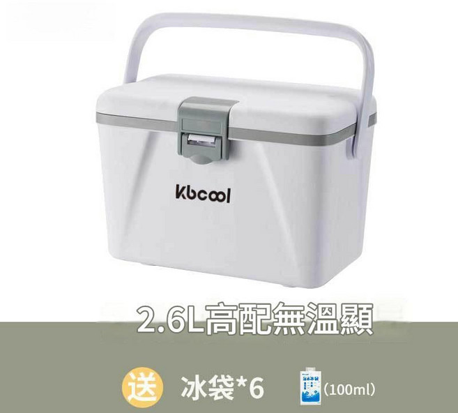 母乳保溫箱 8-24小時保鮮, *x2袋背奶一天26L高配白 無溫顯送6冰袋g*, 26L