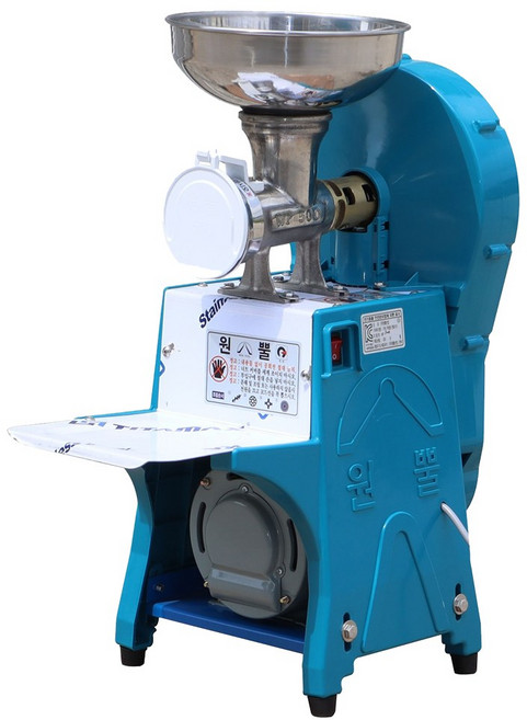 WONPOOL 고추기계 양념분쇄기 민찌기 WP-500A 후면커버형 김장앙념 물고추기계 마늘가는기계 분쇄기