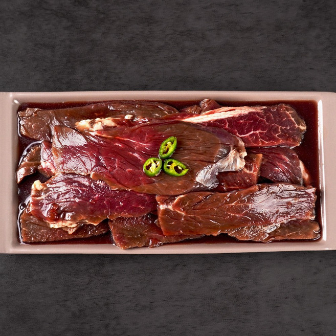 고급 한정식 갈비! 이조갈비 특제 양념 소고기 토시살 구이, 1개, 600g