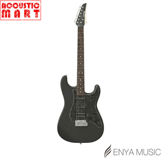 엔야 Enya 일렉기타 로즈데일 아스트라 입문용 연습용 스마트기타 카본기타 블랙, 1개