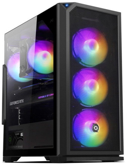 [EDDY] A1 RGB MESH 강화유리 [미들타워], 1개