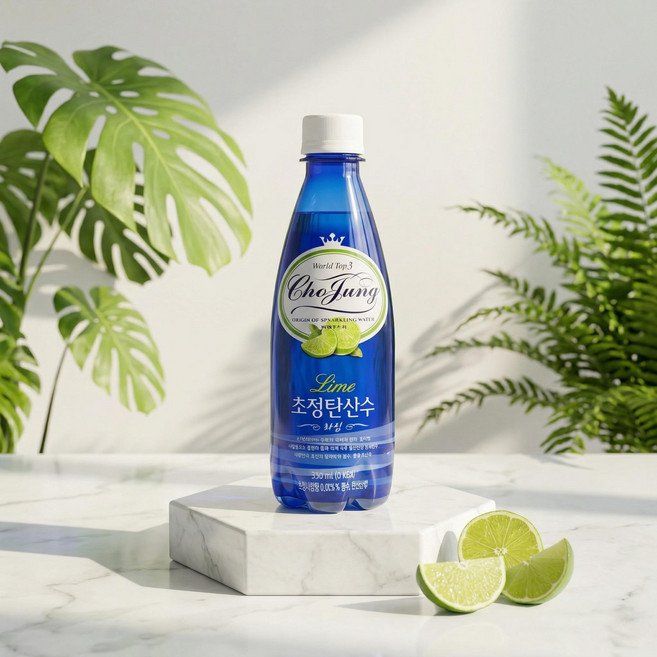 일화 초정탄산 라임 350ml (20개) 광천수 라임 탄산 페트 음료 박스 대량 구매, 20개