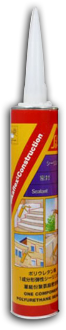 시카 폴리우레탄 실리콘 310ml 각종 크랙 틈새 접합 보수 씰링 외장용 보수 sikaflex Construction, 녹색, 1개