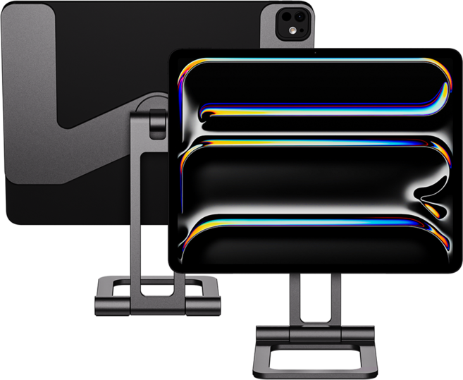 니케 Magsnap Air SE 아이패드 마그네틱 거치대 초경량 휴대용, 1개, 스페이스그레이, 프로11 (6/5세대 M5/M4)