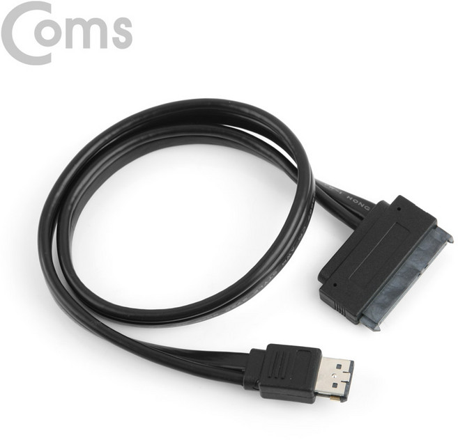 컴스SATA 하드 케이블 Power eSATA 5V12A to SATA 22P ND557, 1개, 50cm