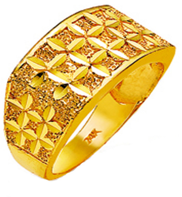 순금 반지 남자반지 18.75g 24k 99.9% t5059r 다이아몬드컷팅