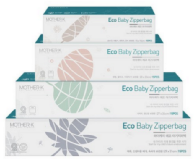 마더케이 아기지퍼백 4종 세트, 1개